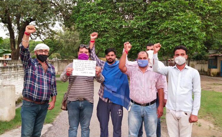  बलिया के पत्रकार के मौत पर सोनभद्र के पत्रकार आक्रोशित, शक्तिनगर के कलमकारों ने हत्यारों को सजा को लेकर उठाई आवाज