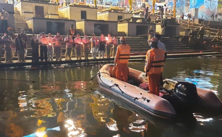  वाराणसी-: राष्ट्रपति महामहिम रामनाथ कोविंद की सुरक्षा में NDRF रही तैनात